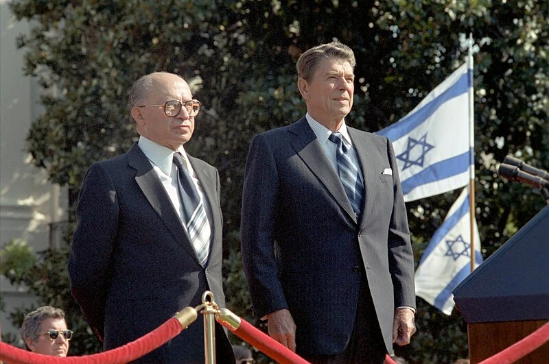 PM Menachem Begin and President Reagan