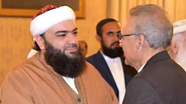 The Head Preacher of Pakistan's KPK province, meeting with the President of Pakistan.